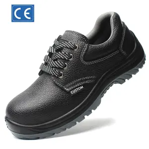 Ce认证S3 SRC EN ISO 20345工业价格猫钢脚趾价格品牌皮革女焊接工作男安全靴鞋