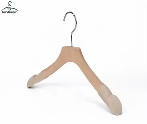 <span class=keywords><strong>Cintre</strong></span> <span class=keywords><strong>en</strong></span> <span class=keywords><strong>bois</strong></span> massif naturel à surface lisse Cintres antidérapants ménagers Petits cintres pour enfants pour les magasins - Product Image 4