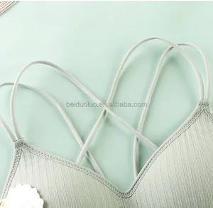 Hot Selling Seamless Woman Push-up Cotton Fashionable Sexy Wire Free Fixed Latex Cup Bra For Woman