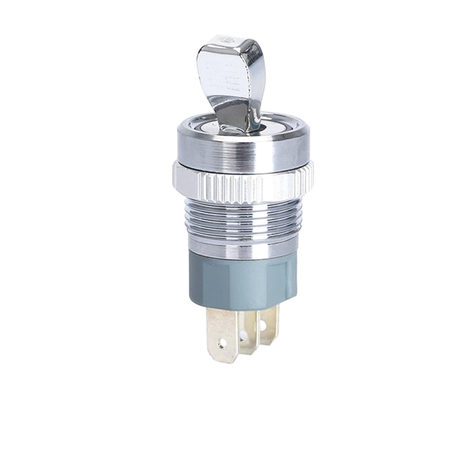 16MM  15A High Current Latching ON-OFF Slide Power Metal Toggle Switch Waterproof 2 Positions 1NO1NC Illuminated Led Push Button