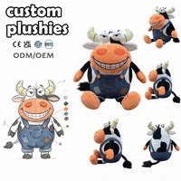 Fabricant de jouets en peluche personnalisés de haute qualité, mascotte réductrice de stress, décoration de bureau, jouets en peluche animaux en peluche sur mesure