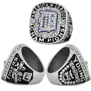 Anillos de Campeones Personalizados <span class=keywords><strong>2012</strong></span> Detroit Tigers, Anillos de Piedras Preciosas del Campeonato de la Liga Americana de Béisbol, Regalos de Moda en Aleación, Joyería - Product Image 1