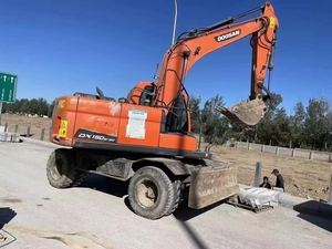 Excavatrice sur pneus hydraulique d'occasion Doosan 150 DH150W-7 DX150W-9C 15 tonnes à vendre - Product Image 3