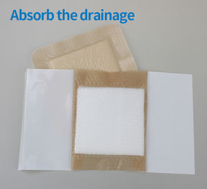 ชุดโฟมซิลิโคนดูดซับได้ดีเยี่ยมสำหรับแผลที่เท้าเบาหวานและแผลไหม้ที่ติดเชื้อระดับที่สอง - Product Image 6