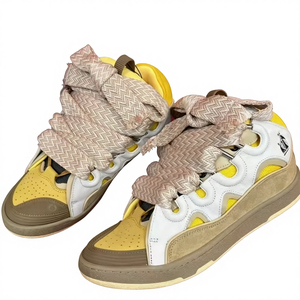 Zapatos para Todas las Temporadas, de Cuero Genuino, Blancos, con Cordones, para Hombre, que Aumentan la Estatura, Casuales, Deportivos, de Algodón, con Diseño de Ondas - Product Image 5