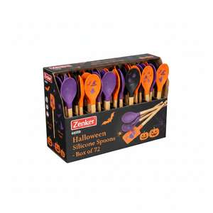 Scatola di cucchiai in Silicone a tema Halloween da 72 utensili per cene Festive - Product Image 2