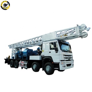 Perfuradora Hidráulica DTH a Diesel SINOTRUK com Profundidade Máxima de 1000m e Diâmetro de Perfuração de 500mm, Fácil Operação para Poços de Água - Product Image 5