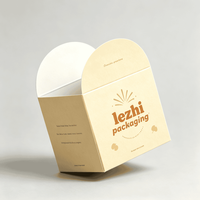 Boîtes d'emballage en papier recyclable pour donuts, mochis et desserts, idéales pour la vente en gros – Boîtes individuelles pour donuts et pains