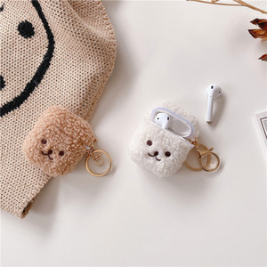 Cadeaux de Noël d'hiver Fille Chiot Forme Peluche Marron Teddy Dog Earphone Case Accessoires Pour Apple Airpods 1 2 3 <span class=keywords><strong>Pro</strong></span> Cover - Product Image 3