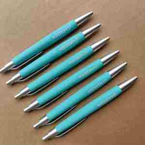 Bolígrafos de Plástico Recubiertos de Goma, Económicos, para Hotel, Promocionales, Regalo, Personalizados con Marca - Product Image 4