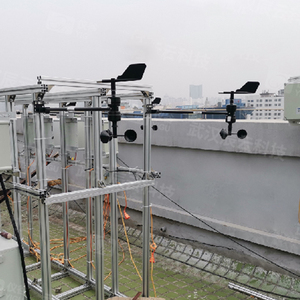 S tipo liga de alumínio e ABS construção estação meteorológica produto meteorológico combinado vento anemômetro com sensor de direção - Product Image 6