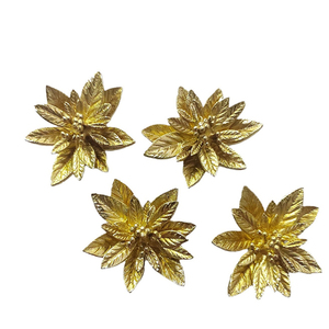 Kenop Lemari Bentuk Bunga Ginseng Kuningan, Gagang Laci Dekoratif Vintage untuk Lemari Pakaian, Perabot Dapur, Perlengkapan Furnitur - Product Image 3