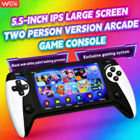 Console de jeu portable X9, 1500 mAh, écran HD 5,5 pouces, jeu vidéo rétro portable, multifonctionnel, Wi-Fi, système d'exploitation Linux, projet X