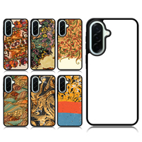 Coque de téléphone en TPU 2D pour Samsung série A, personnalisable par sublimation, vierge, antichoc, pour A37, A16, A06