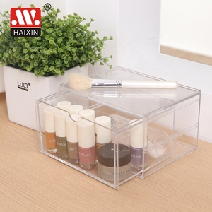 Haixing New Arrival 1 Layer Drawer Organizer Makeup Organizer Cosmetic Storage Box