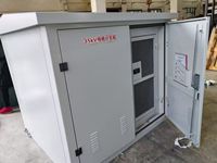 Boîtier de raccordement extérieur pour câbles haute tension de réseau électrique, armoire de distribution pour centrale électrique