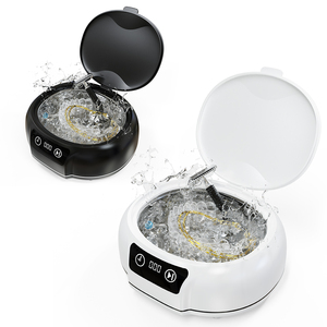 Limpiador ultrasónico eléctrico <span class=keywords><strong>de</strong></span> gran capacidad <span class=keywords><strong>de</strong></span> 700 ml, 48 kHz, limpieza profunda para cepillos <span class=keywords><strong>de</strong></span> dientes, gafas, retenedores, joyas y collares. - Product Image 4