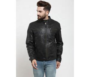 Chaqueta deportiva de lona ligera para hombre, chaqueta de cuero con capucha y cuello levantado para entrenamiento de invierno, ropa de calle al aire libre, servicio OEM disponible - Product Image 1