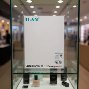 Lastra Acrilica Ilan 30x40 Cm Spessore 1,2 Mm Vetro Sintetico per Protezione Display - Product Image 1
