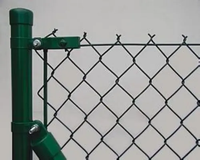 Clôture en treillis métallique galvanisé à chaud de haute qualité, revêtu de PVC, panneaux de clôture, clôtures en treillis à mailles, prix compétitif