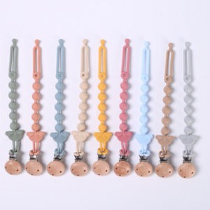Chaîne anti-perte pour jouet de dentition, attache-sucette en silicone, sangle pour biberon, idéal pour les cadeaux de fête / idées cadeaux - Product Image 1