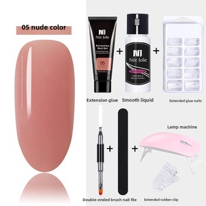 Set de Gel Sólido para Extensión de Uñas Nee Jolie, Gel de Fototerapia Modelo 51227, Sin Necesidad de Moldes de Papel, Diseño de Cristal, Logotipo Personalizado - Product Image 4