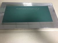 Cadre de sérigraphie Haohe avec lame de déroulage pour machine de sérigraphie
