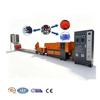 Ligne de granulation automatique de films recyclés PP/PE, machine de granulation de granulés/pellets de matière première plastique