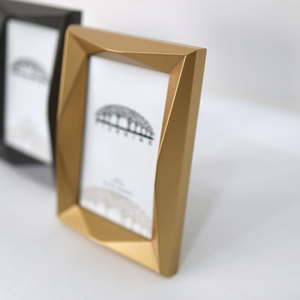 Tùy Chỉnh Khung Ảnh Hình Học Angled Cắt-Cạnh Mặt Thiết Kế Hình Chữ Nhật Vuông Đen Mạ Vàng Bán Buôn Hình Ảnh Bằng Gỗ Khung - Product Image 3