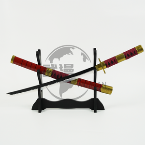Une pièce Roronoa Zoro Cosplay épées de sécurité <span class=keywords><strong>Katana</strong></span> en bois Led jouet épées pour enfants enfants - Product Image 5