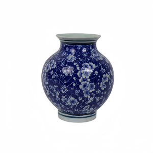Vase en céramique bleu sous glaçure, pot à fleurs moderne pour rebord de fenêtre, décoration florale pour intérieur, maison, table de mariage - Product Image 5