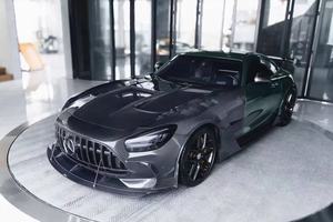 Installation parfaite en fibre de carbone <span class=keywords><strong>AMG</strong></span> GT Black Series Kit de carrosserie pour mercedes-benz <span class=keywords><strong>AMG</strong></span> GT <span class=keywords><strong>GTS</strong></span> C190 capot de pare-chocs avant arrière - Product Image 2