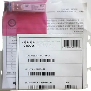 Módulo de red nueva marca Original 1000BASE-BX SFP 1310NM módulo multimodo 10G transceptor de fibra óptica GLC-BX-U