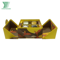 Boîte de rangement pour gâteaux élégante et personnalisée de haute qualité en gros, emballage cadeau alimentaire fait à la main, boîte en papier, boîte à gâteaux de lune magnétique pour les croustilles