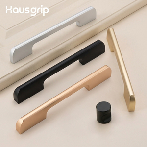 Hausgrip Nordische Minimalistische Schwarze Aluminium-Langgriffe für Schrank-/Schubladen-/Kleiderschranktüren, Küche/Schlafzimmer (Großhandel) - Product Image 2