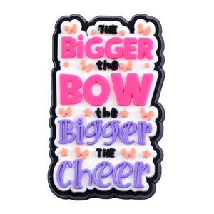 2025 nouveauté Cheer chaussure breloques PVC chaussures décorations pour sabots cadeaux Cheer maman chaussure breloques sabot breloques - Product Image 3