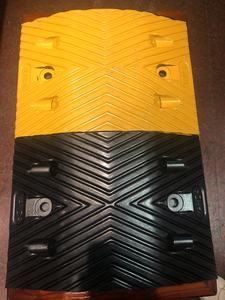 Bosse d'avertissement de vitesse d'autoroute matériau en caoutchouc robuste bosse de vitesse sécurité routière bosse de vitesse de 500mm - Product Image 2