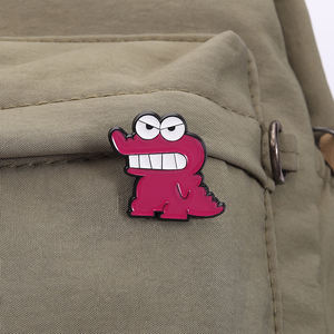 Waniyama San Rose Crocodile Émail Pin Cartoon Comic Anime Characters Broche Lapel Badge Bulk - Product Image 3