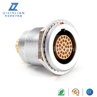 Zócalo de aviación autoblocante de precisión Push Pull 3B 2-18 24 30-Core Beauty Instrument Connector Tipo de enchufe
