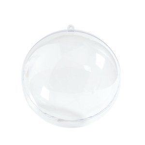 Bola Redonda Transparente de Plástico de 45678101215.620 cm, Adorno Colgante de Navidad, Bola Decorativa Hueca de Acrílico para Árbol - Product Image 3