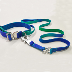 Tùy Chỉnh Đa Màu Nylon Chiến Đấu Chiến Thuật Con Chó Cổ Áo Và Dây Xích Thiết Lập Chì Gradient Bảy Màu Sắc Nhiệm Vụ Nặng Nề Khai Thác - Product Image 1