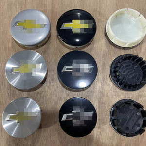 53 58 63 mmホイールハブセンターキャップ付きダストシールドシボレーマリブに対応モデルカーアクセサリー全シボレーリム用 - Product Image 1