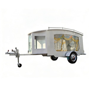 Carro Fúnebre Americano de Lujo 2026, Blanco, de Acero y Cuero, Transporte Especial, de un Solo Eje, Remolcable - Product Image 1