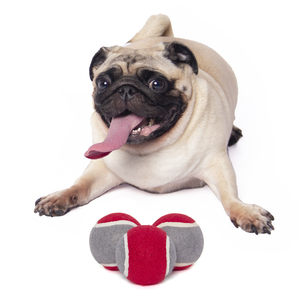 Nhà Sản Xuất Pet Tương Tác Rắn Fascia Tùy Chỉnh Với Biểu Tượng Đồ Chơi Chơi Đào Tạo Đồ Chơi Pet Tennis Bóng Cao Su Bóng Cho Chó - Product Image 5