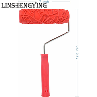 LSY7 ''Texture Roller DIY Decorative Art Pattern Paint Roller Rouleau en caoutchouc pour la décoration des murs, meubles et sols