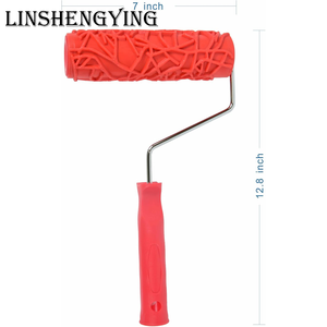 Lsy7'' Kết cấu con lăn tự làm nghệ thuật trang trí mô hình con lăn sơn con lăn cao su cho các bức tường, nội thất và sàn nhà trang trí - Product Image 3