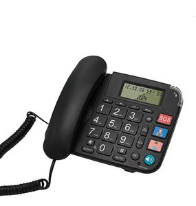 טלפון עם לחצן גדול עם פונקצית sos, עזרה לשמיעה טלפון, תאורה אחורית, חיוג אחד-טלפון רמקול ללא ידיים - Product Image 1