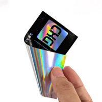 Autocollant holographique personnalisé magenta VOID, étiquette de sécurité anti-effraction pour boîte, étiquette prismatique VOID pour emballage électronique