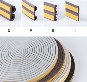 Produits Tendances : Bande d'Étanchéité Auto-Adhésive en Mousse EPDM pour Isolation Phonique des Fenêtres, 5 Mètres, Coupable pour Portes Métalliques - Product Image 6