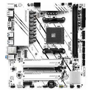 JGINYUE B550M GAMING ARGB M-ATX <span class=keywords><strong>Motherboard</strong></span> mendukung AM4 4000 5000 seri Cpu Ddr4 PC <span class=keywords><strong>Motherboard</strong></span> - Product Image 1